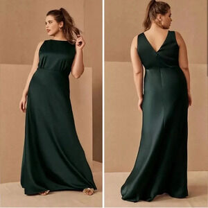 Anthropologie Sachin + Babi Dress Women’s 24W BHLDN Beckett Maxi Satin NWT